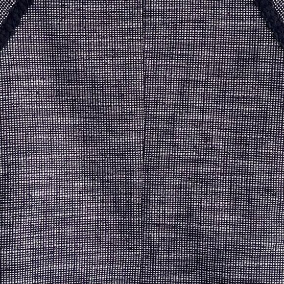 J. CREW Navy Blue Cropped Collarless Tweed Zip Front Blazer Jacket 0 - Picture 9 of 10